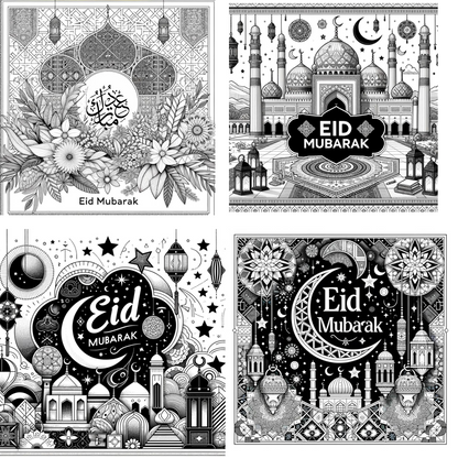 Eid Coloring Pages Digital Download